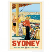 Retro Print | Sydney Beach 1930 | A2